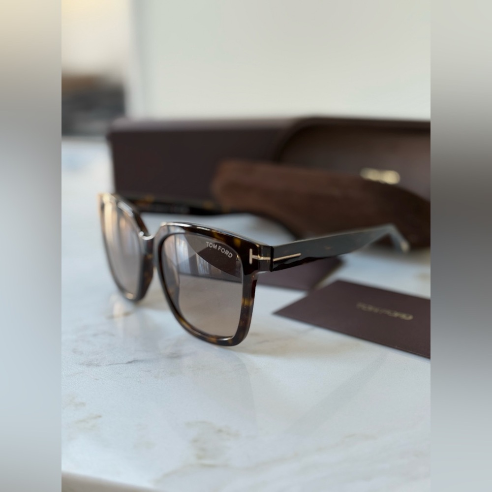 TOM FORD Shelby Tortoise Shell Sunglasses